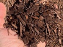 Brown mulch