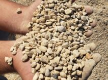 pea stones for compacting